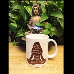 Ceramic yoga spiritual mugs
